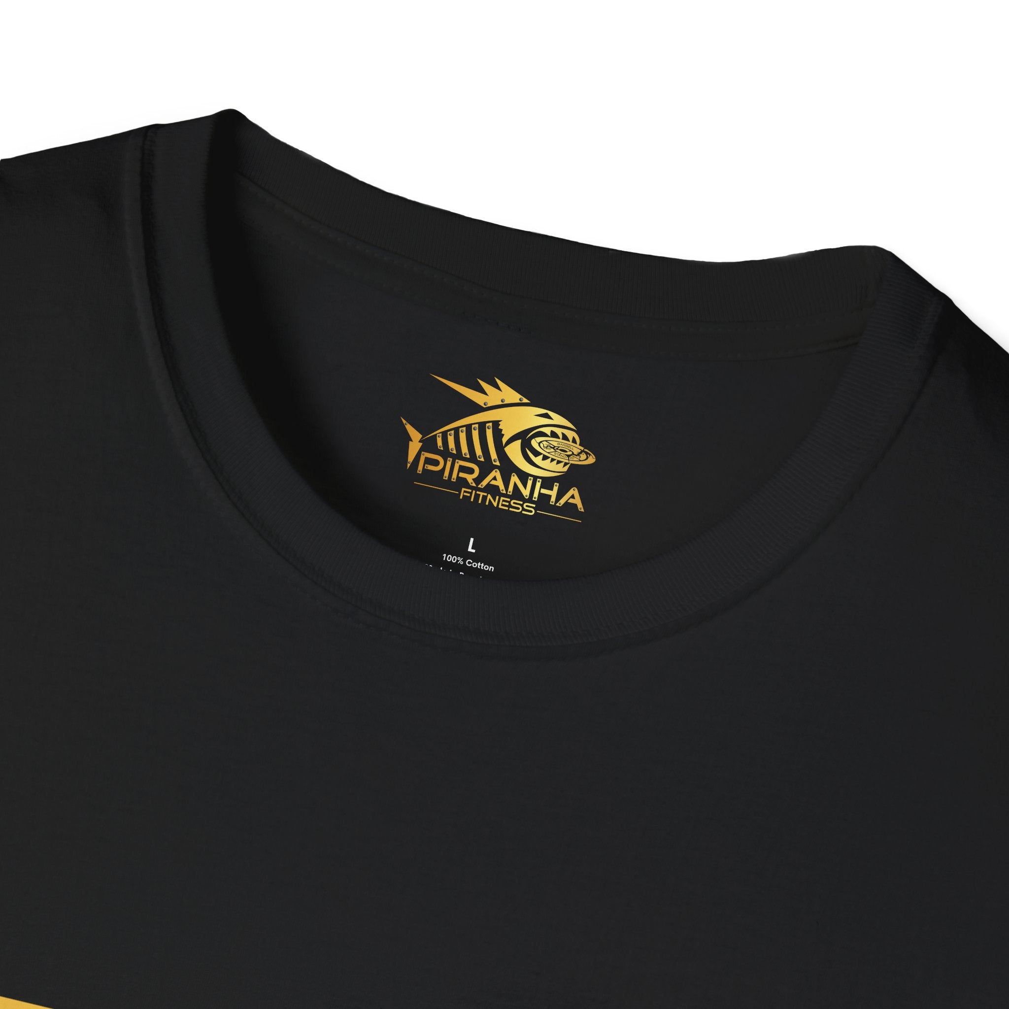 Gold PF Rivet Logo Tee – Built for the Grind, Made to Win Softstyle T-Shirt